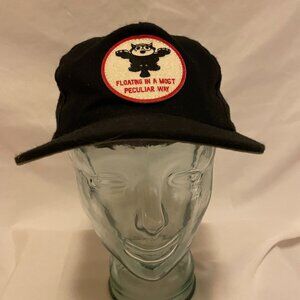 Ampal Creative Black strapback Hat - Floating In A Most Peculiar Way